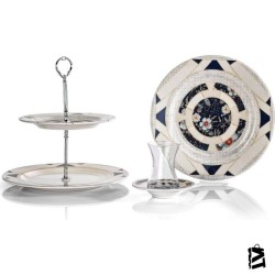 Schafer Glory Pasta Servis Seti -19 Prç.-Lacivert