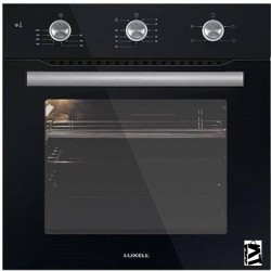 Luxell A6Sf2 Mt Siyah Cam Panel Fırın