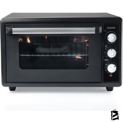 Schafer Backofen Maxi Fırın Çift Camlı Siyah 50 Litre