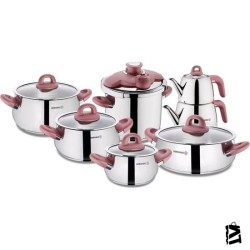 Korkmaz Bella Rosegold 14 Parça Hiper Set A1756-1