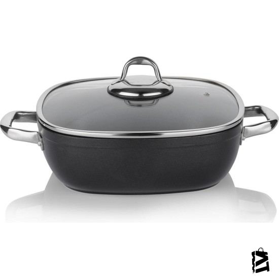 Schafer Gastronomıe Granit Basık Tencere 26 Cm - Elden Taksitle Sözleşmeli Senetli Alışveriş