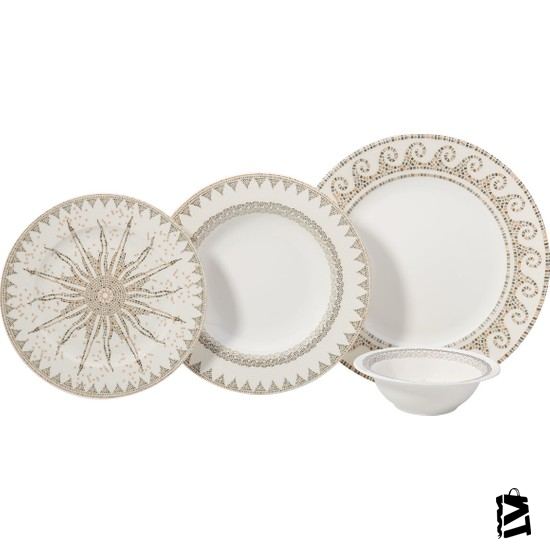 Korkmaz Vanessa Collection 24 Parça Yuvarlak Yemek Takımı - Elden Taksitle Sözleşmeli Senetli Alışveriş