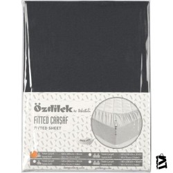 Özdilek Çarşaf Fitted Yastıklı Ranforce 160X200 Antrasit Trendy