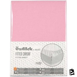 Özdilek Tek Kişilik Çarşaf Fitted Yastıklı Ranforce Trendy Pembe 100X200