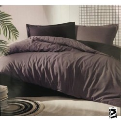 Özdilek Colormix Düz Tek Kişilik Nevresim Takımı-Antrasit Siyah