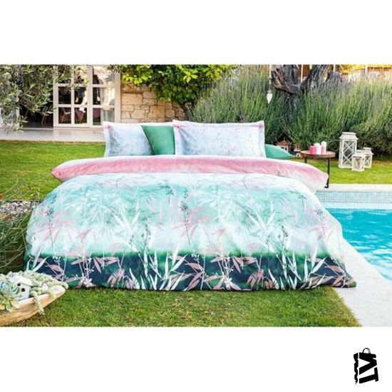özdilek Reeds Yeşil çift Kişilik Nevresim Takımı 200 X 220 Cm - Elden Taksitle Sözleşmeli Senetli Alışveriş