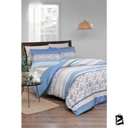 Özdilek Eclectic Çift Kişilik Çarşaf Lastikli Fitted Nevresim Takımı Sarı