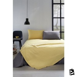 Özdilek Pike Takımı Çift Kişilik Colormix Hardal-Antrasit