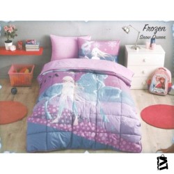Özdilek Frozen Snow Queen Lisanslı Tek Kişilik Uyku Seti Lastikli Çarşaf
