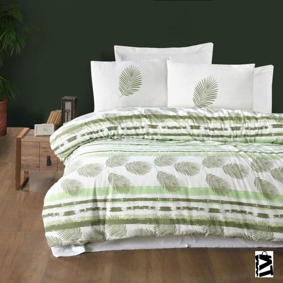 Schafer Palm Çift Kişilik Nevresim Takımı - 4 Parça