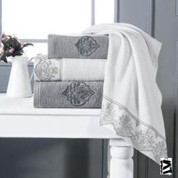 Schafer Joy Hamam Seti - 4 Parça - Gri