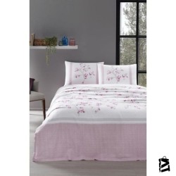 Özdilek Tek Kişilik Ranforce Pike Takımı Florid Pembe