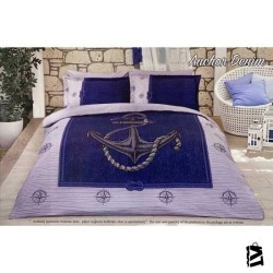 Özdilek Tek Kişilik Ranforce Pike Takımı Ancor Denim Gri