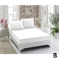 Özdilek Tek Kişilik Çarşaf Fitted Yastıklı Ranforce Trendy Beyaz 100X200