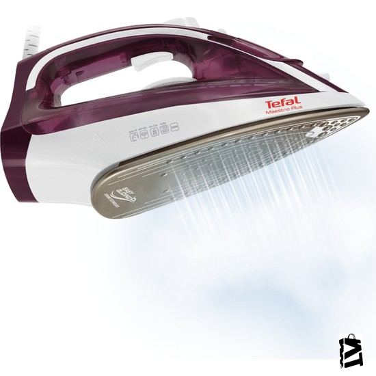 Tefal Fv1843 Maestro Plus Buharlı ütü 2400 W [ Beyaz - Mor ] - 4300006009 - Elden Taksitle Sözleşmeli Senetli Alışveriş