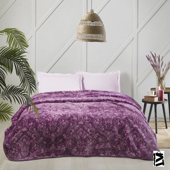 özdilek çift Kişilik Battaniye Antico Mor 200*240 - Elden Taksitle Sözleşmeli Senetli Alışveriş