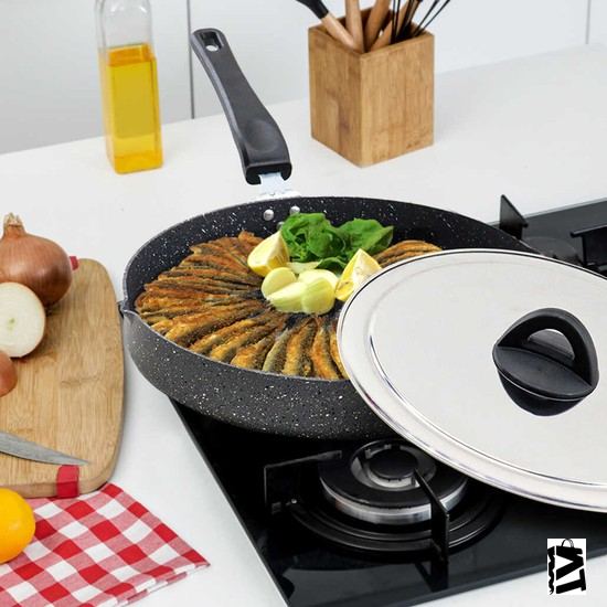 özkent K-569 Hamsilos 32 Cm Granit Balık Börek Tavası - Elden Taksitle Sözleşmeli Senetli Alışveriş