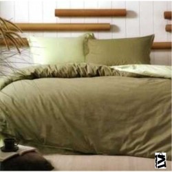Özdilek Colormix Düz Haki Krem Rnf Tk Nevresim Takımı
