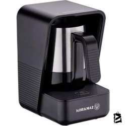 Korkmaz A863 Moderna Siyah Satin Kahve Makinesi