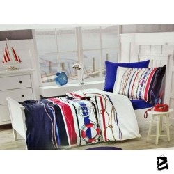Özdilek Tek Kişilik Ranforce Nevresim Takımı Seashore Mavi