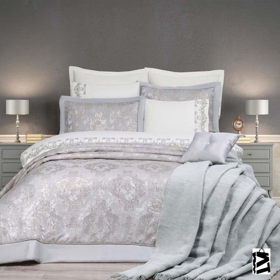Schafer Star çeyiz Set 11 Parça Gri-mavi - Elden Taksitle Sözleşmeli Senetli Alışveriş