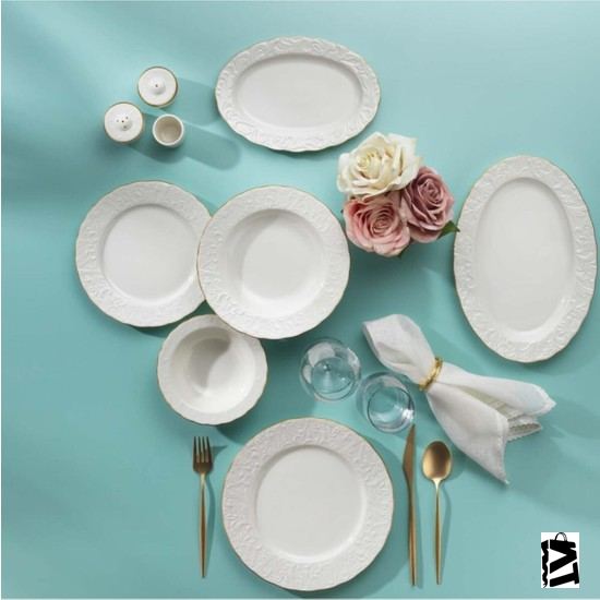 Schafer Fancy 55 Parça Yemek Takımı 12 Kişilik - Elden Taksitle Sözleşmeli Senetli Alışveriş
