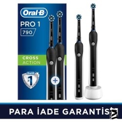 Oral-B Pro 790 Şarj Edilebilir Diş Fırçası 2'li Avantaj Paketi