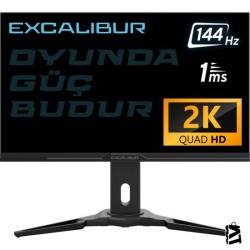 Casper Excalibur E27QHD-G 27" 144Hz 1ms (HDMI+Display) FreeSync + G-Sync 2K QHD LED Monitör