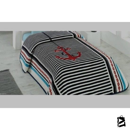 özdilek Tek Kişilik Battaniye Sailor 155x215 - Elden Taksitle Sözleşmeli Senetli Alışveriş