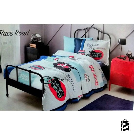 özdilek Nevresim Tk Mavi Race Road - Elden Taksitle Sözleşmeli Senetli Alışveriş
