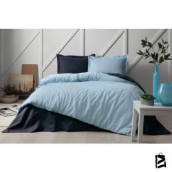 Özdilek Colormix Tek Kişilik Nevresim Takımı Mint-Indigo