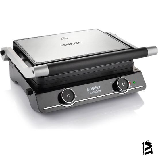 Schafer Gusto Grill Izgara & Tost Makinesi - Inox