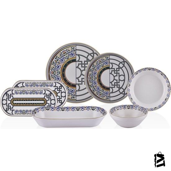 Neva N3159 Mentol Jülide 27 Prç Yemek Takımı