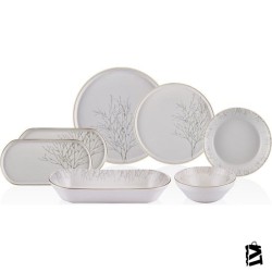 Neva N3194 Çınar Naturel 27 Prç Yemek Takımı