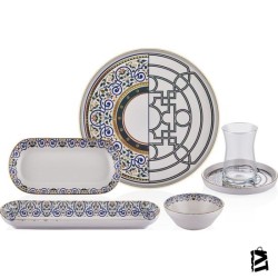 Neva N3164 Mentol Jülide 26 Prç Kahvaltı Takımı