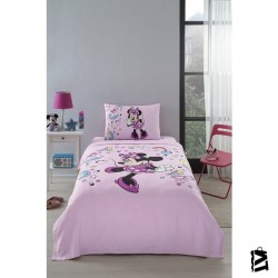 Özdilek - Minnie Mouse Icon Lisanslı Tek Kişilik Pike Takımı 160 x 230 cm