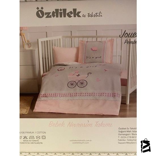özdilek Bebe Nevresim Takımı Pembe Jouets - Elden Taksitle Sözleşmeli Senetli Alışveriş