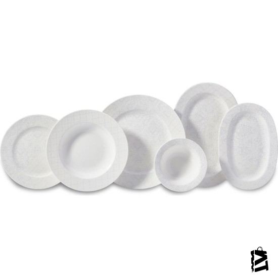 Korkmaz Vanessa Collection 55 Parça Yemek Takımı A8868 - Elden Taksitle Sözleşmeli Senetli Alışveriş
