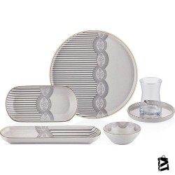 Neva N3166 Grizay Solina 26 Prç Kahvaltı Takımı