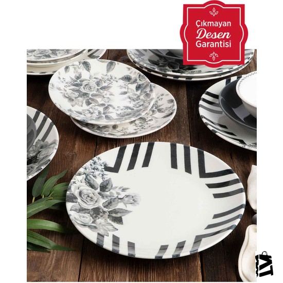 Neva N3200 Gülbağ 24 Parça Yemek Takımı