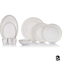 Schafer Adel Gold 56 Parça Bone Porselen Yemek Takımı GLD02