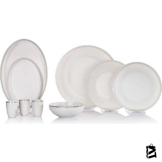 Schafer Adel Gold 56 Parça Bone Porselen Yemek Takımı Gld02 - Elden Taksitle Sözleşmeli Senetli Alışveriş