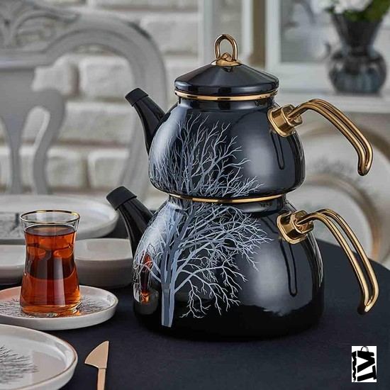 Neva çınar Plus Emaye Demlik Seti-n3235