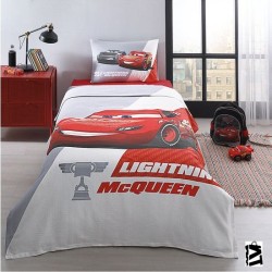Özdilek Cars Piston Cup Tek Kişilik Disney Lisanslı Lastikli Fitted Çarşaf Çocuk Pike Takımı