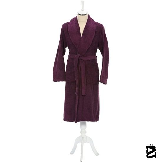 Özdilek Trendy Şal Yaka Bornoz Koyu Lila S/m Beden (Şalyaka)