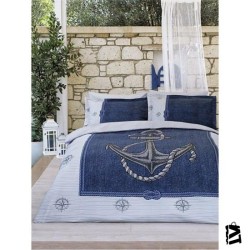Özdilek Tek Kişilik Uyku Seti Anchor Denim Gri