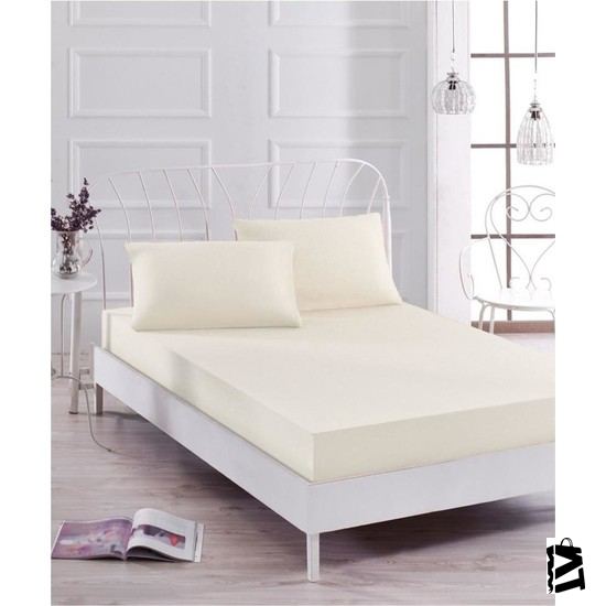 Bella Home özdilek çarşaf Ranforce Yastık Kılıflı 100x200 Cm Tek Kişilik Krem - Elden Taksitle Sözleşmeli Senetli Alışveriş