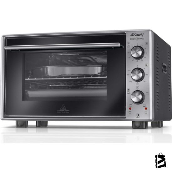 Arzum Ar2002 Cookart Maxi 50 Lt çift Camlı Fırın - Elden Taksitle Sözleşmeli Senetli Alışveriş