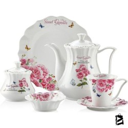 Schafer Stelle Collection 31 Parça 6 Kişilik Kahvaltı Takımı