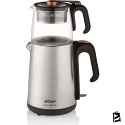 Arzum AR3024 Çaycı Heptaze Çay Makinesi - Inox / Cam